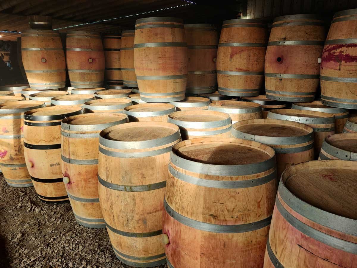 oak barrels